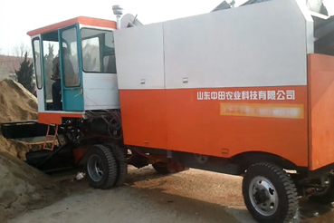 山東陽信農民發明自走式篩沙機受市場認可