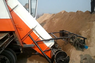 自走式篩沙機試驗篩沙子