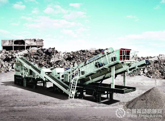 LHYQ-100A輪胎移動式建筑垃圾處理站