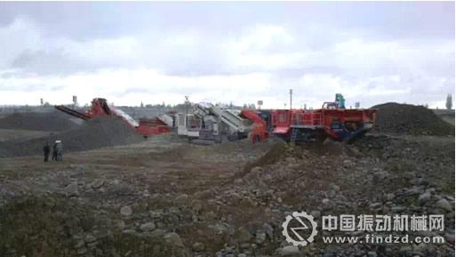 特雷克斯南方路機(jī)破碎篩分設(shè)備現(xiàn)身甘肅武威