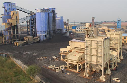 空氣重介干法選煤系統