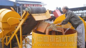 自動分離砂石并可回收利用