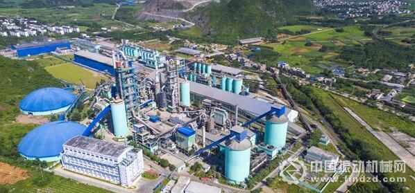 圖為華潤紅水河水泥廠區全景