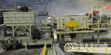 除生產礦山道路所需的礫石外，Vale還利用美卓破碎站分選廢料。