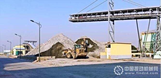 圖三 破碎后的合格產品料堆