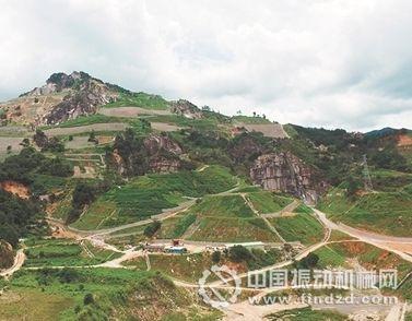 治理中的鐵峰山二期，逐漸向青山轉變