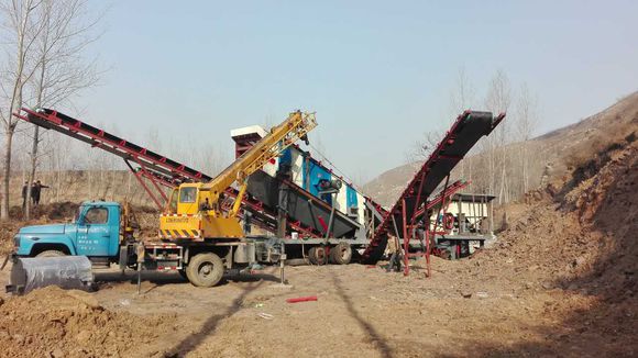 礦山移動式破碎站