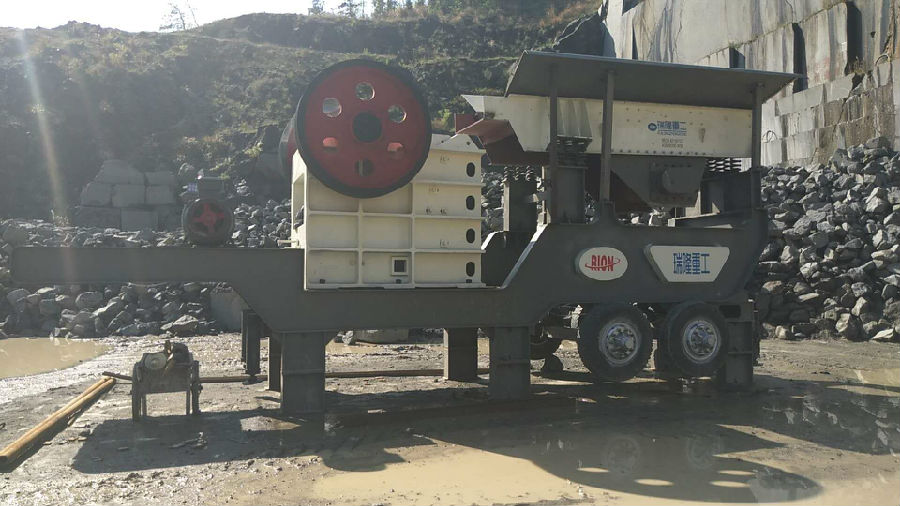 礦山移動是破碎站