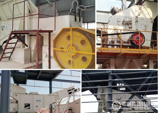 圖為：山美股份建筑垃圾處理設(shè)備在浙江金華中天城建綠色再生資源有限公司建筑垃圾處置示范生產(chǎn)線現(xiàn)場