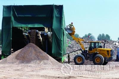 建筑垃圾進行現場分選