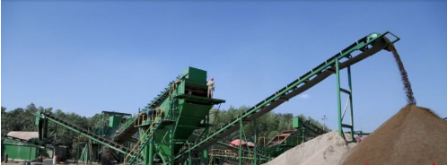 圖為云中科技梅溪湖再生基地生產現場