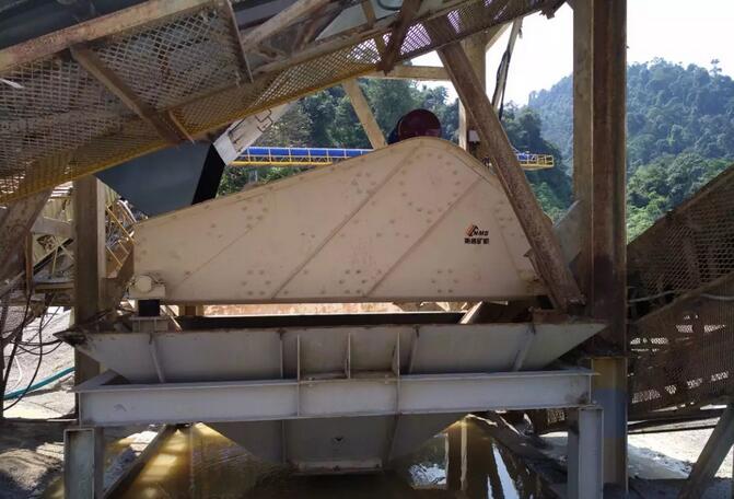 圖四 南昌礦機直線脫水篩