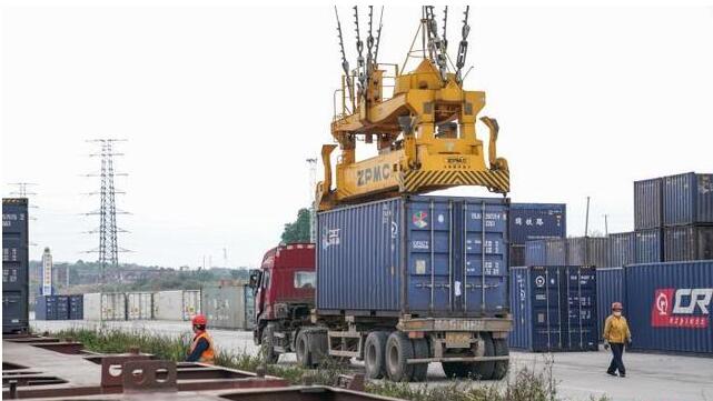 資料圖：圖為南寧國際鐵路港