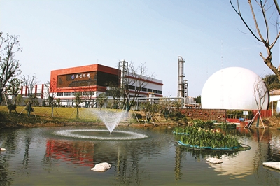 ▲寧波市廚余垃圾處理廠內(nèi)景。